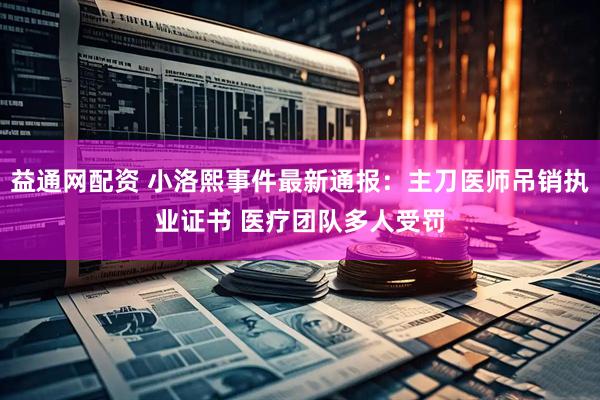 益通网配资 小洛熙事件最新通报:主刀医师吊销执业证书 医疗团队多人受罚